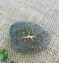 Load image into Gallery viewer, Tiny Fox pendant necklace