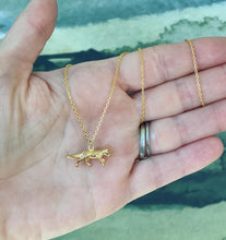 Load image into Gallery viewer, Tiny Fox pendant necklace
