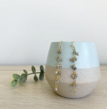 Load image into Gallery viewer, London Fog labradorite dangles