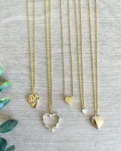 Load image into Gallery viewer, Open Your Heart crystal pendant necklace