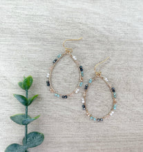 Load image into Gallery viewer, Graceful pastel wire wrapped dangles