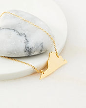 Load image into Gallery viewer, Virginia state pride necklace
