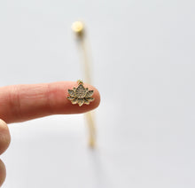 Load image into Gallery viewer, Transform // pave crystal lotus necklace