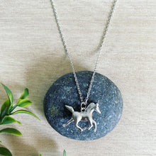 Load image into Gallery viewer, Cambridge horse pendant necklace