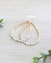 Load image into Gallery viewer, Power House Dangles in white turquoise