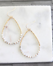 Load image into Gallery viewer, Power House Dangles in white turquoise