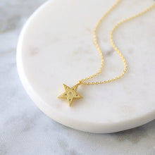 Load image into Gallery viewer, Wish upon a star necklace