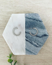 Load image into Gallery viewer, Sunburst hoop earrings