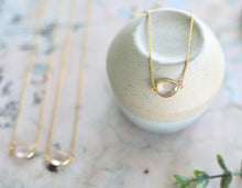 Load image into Gallery viewer, Treasure elevated crystal quartz necklace