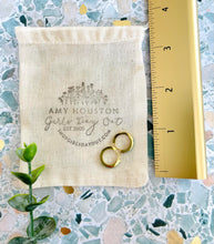 Load image into Gallery viewer, Pave turquoise latch hoop huggies