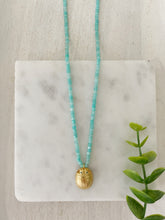 Load image into Gallery viewer, Scarab pendant necklace in two styles
