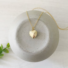 Load image into Gallery viewer, Close to the heart // heart locket pendant necklace
