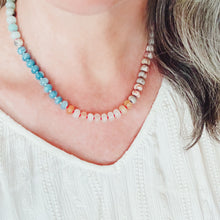Load image into Gallery viewer, Southern Sky // rondelle gemstone necklace
