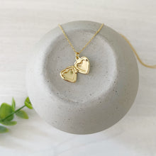 Load image into Gallery viewer, Close to the heart // heart locket pendant necklace

