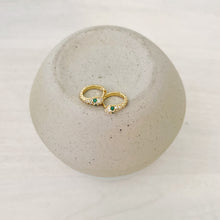 Load image into Gallery viewer, Serpent //  latch hoop huggies

