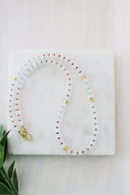 Load image into Gallery viewer, On Thin Ice  // quartz rondelle gemstone necklace
