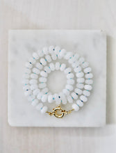 Load image into Gallery viewer, Head in the Clouds  // rondelle gemstone necklace
