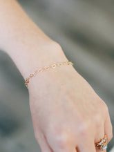 Load image into Gallery viewer, Surrounded in Love // inner locking heart chain necklace or bracelet
