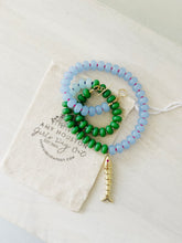 Load image into Gallery viewer, Coast to Coast // fish pendant beaded glass necklace
