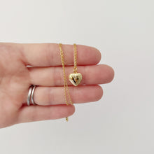 Load image into Gallery viewer, Close to the heart // heart locket pendant necklace
