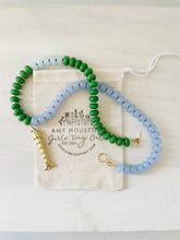 Load image into Gallery viewer, Coast to Coast // fish pendant beaded glass necklace
