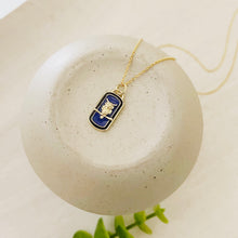 Load image into Gallery viewer, Wise One owl shield pendant necklace
