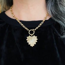 Load image into Gallery viewer, Burst of Love chunky charm necklace
