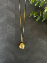 Load image into Gallery viewer, Scarab pendant necklace in two styles
