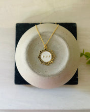 Load image into Gallery viewer, 11:11 eleven eleven pendant necklace in gold
