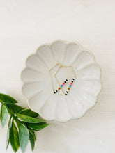 Load image into Gallery viewer, Carousel // weightless glass gold filled miyuki beaded hoops
