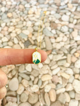 Load image into Gallery viewer, Peaks and Valleys minimalist pendant necklace
