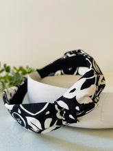 Load image into Gallery viewer, Black Currant Fruit Loop top knot headband
