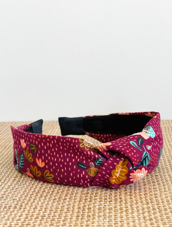 Clara Jane top knot headband