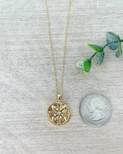 Load image into Gallery viewer, Follow your compass necklace
