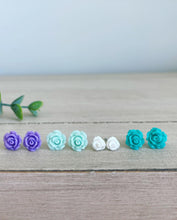 Load image into Gallery viewer, Fresh picked mint flower studs for Mommy &amp; Me
