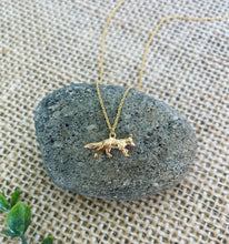 Load image into Gallery viewer, Tiny Fox pendant necklace
