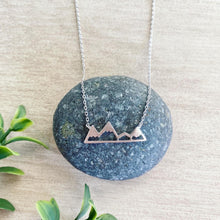 Load image into Gallery viewer, Climb every Mountain minimalist necklace
