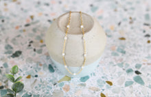 Load image into Gallery viewer, Orbit moonstone necklace
