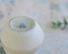 Load image into Gallery viewer, Drip Drop micro pave turquoise teardrop studs
